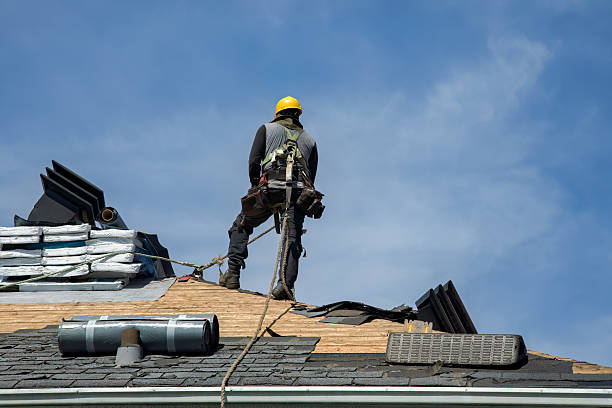 Professional Flat Roof Repair technician working in Council Bluffs, IA